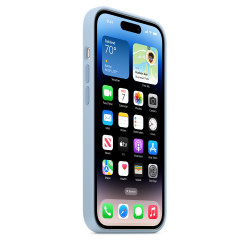 iPhone 14 Pro Silicona Funda MagSafe Cielo