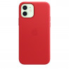 Funda MagSafe Cuero iPhone 12 Rojo