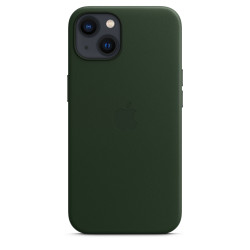 Funda Cuero iPhone 13 Verde