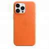 Funda Cuero iPhone 14 Pro Max Naranja