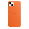 Funda Cuero iPhone 14 Plus Naranja