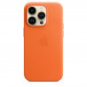 Funda Cuero iPhone 14 Pro Naranja