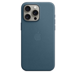 Funda iPhone 15 Pro Max Tejido fino Magsafe Azul Pacífico