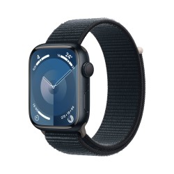 Apple Watch 9 Aluminio 45 Correa Tejido Negro