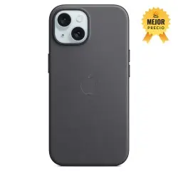 Funda tejido fino iPhone 15 negro