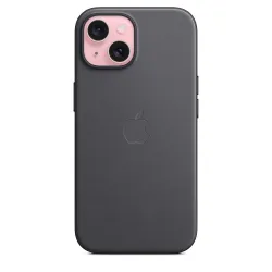 Funda tejido fino iPhone 15 negro 2