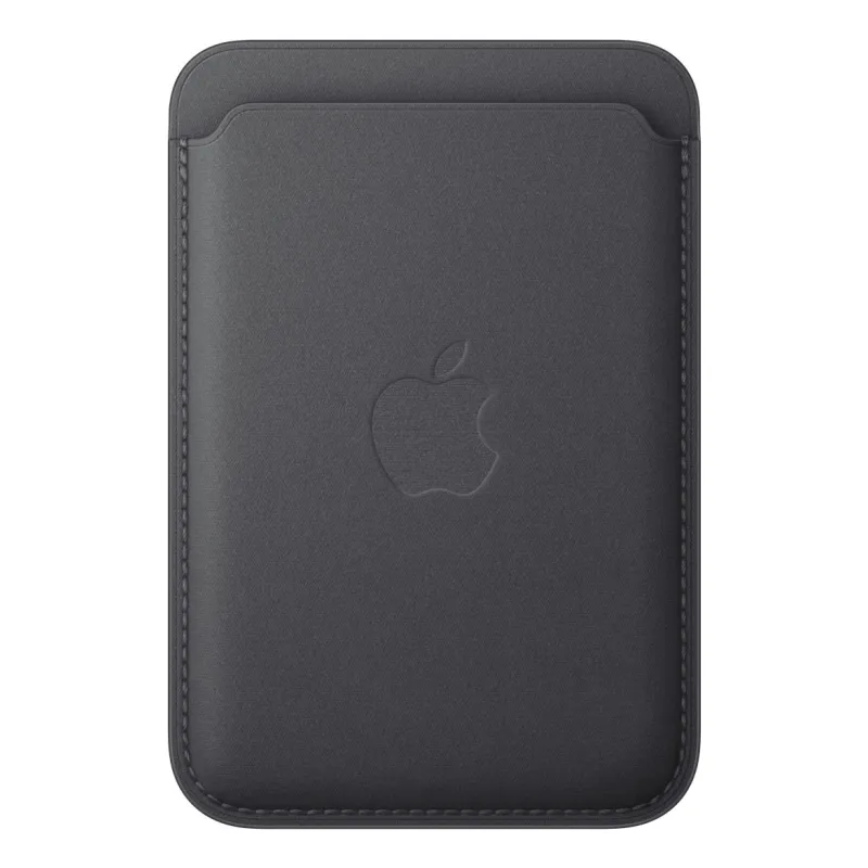 Cartera iPhone Trenzado Fino Negro