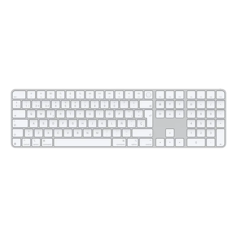 Magic Keyboard Blanco Touch ID y Teclado Numérico – Español