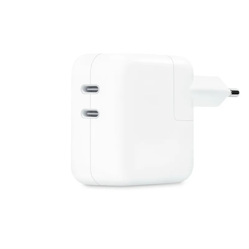 Adaptador de corriente con dos puertos USB‑C de 35 W