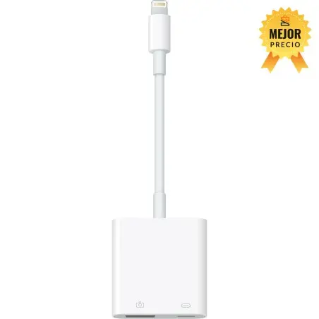 Adaptador de conector Lightning a USB 3 para cámaras