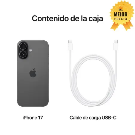 🤑Rebajas iPhone 17 256GB Negro 