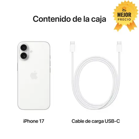 🎁 El regalo perfecto iPhone 17 256GB Blanco 
