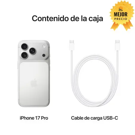 🤑Rebajas iPhone 17 Pro 256GB Plata 