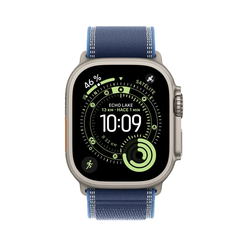 🤑Rebajas Watch Ultra 3 Cell 49mm Titanio Natural Correa azul brillante M/L 