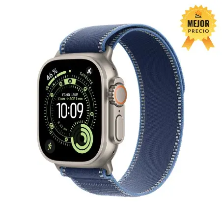 🤑Rebajas Watch Ultra 3 Cell 49mm Titanio Natural Correa azul brillante M/L 