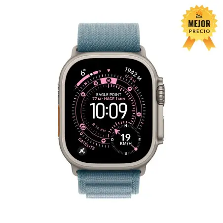 🤑Rebajas Watch Ultra 3 Cell 49mm Titanio Natural Correa Loop Alpine azul claro L 