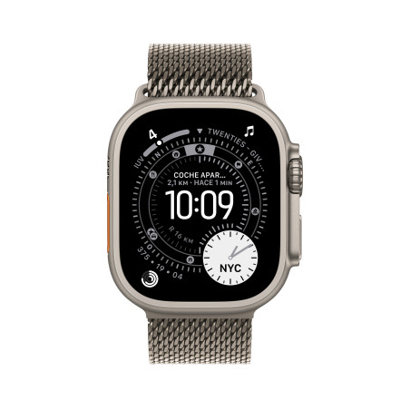 🤑Rebajas Watch Ultra 3 Cell 49mm Titanio Natural Correa Milanese S 