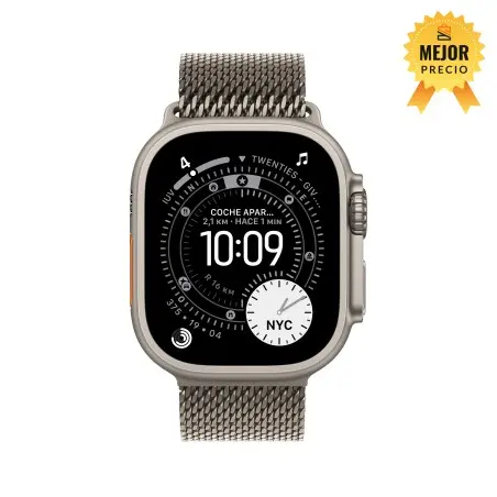 🤑Rebajas Watch Ultra 3 Cell 49mm Titanio Natural Correa Milanese S 