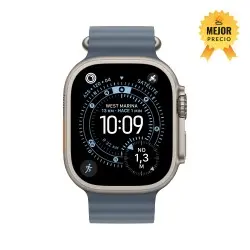 🤑Rebajas Watch Ultra 3 Cell 49mm Titanio Natural Correa ocean Azul náutico 