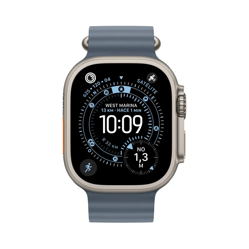 🤑Rebajas Watch Ultra 3 Cell 49mm Titanio Natural Correa ocean Azul náutico 