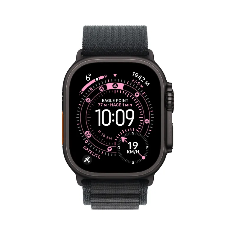 🤑Rebajas Watch Ultra 3 Cell 49mm Titanio Negro Correa loop alpine negro M 