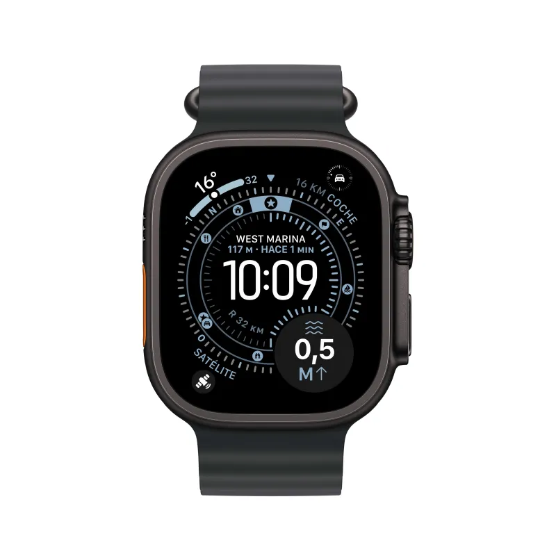 🤑Rebajas Watch Ultra 3 Cell 49mm Titanio Negro Correa ocean negro 