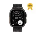 🤑Rebajas Watch Ultra 3 Cell 49mm Titanio Negro Correa Milanese Negra S 