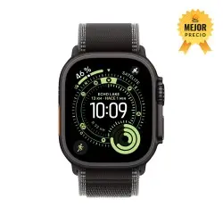 🤑Rebajas Watch Ultra 3 Cell 49mm Titanio Negro Correa negra carbón M/L 