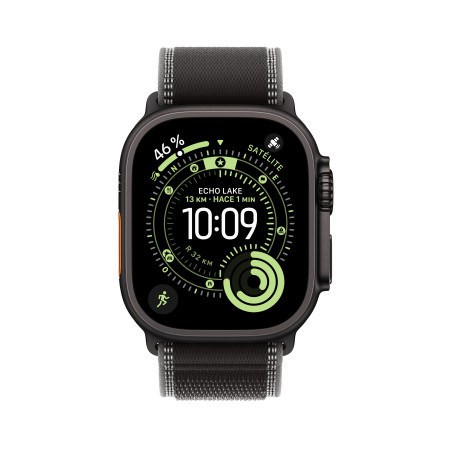 🤑Rebajas Watch Ultra 3 Cell 49mm Titanio Negro Correa negra carbón M/L 