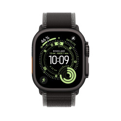 🤑Rebajas Watch Ultra 3 Cell 49mm Titanio Negro Correa negra carbón S/M 