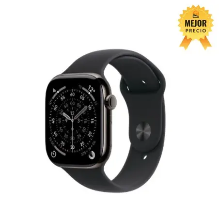 🤑Rebajas Watch 11 Cell 42mm Pizarra Correa deportiva negra M/L 