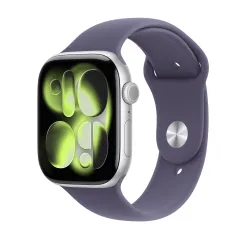 🤑Rebajas Watch 11 Cell 42 mm Plata Correa deportiva Niebla lila M/L  2