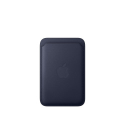 🤑Rebajas Cartera de trenzado fino con MagSafe para el iPhone Azul Marino 