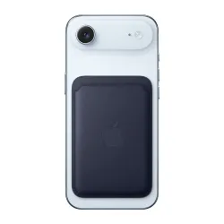 Cartera de trenzado fino con MagSafe para el iPhone Azul Marino 2