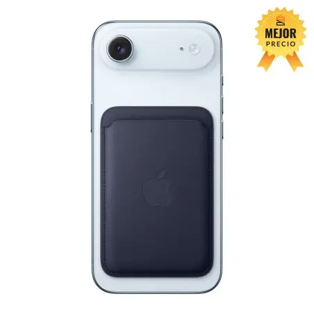 🤑Rebajas Cartera de trenzado fino con MagSafe para el iPhone Azul Marino 