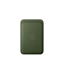 🤑Rebajas Cartera de trenzado fino con MagSafe para el iPhone Musgo 