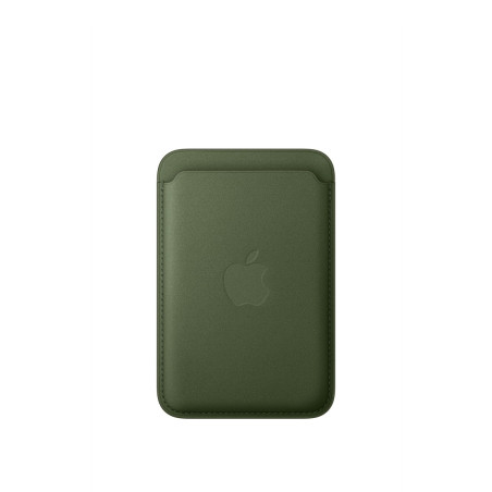 🤑Rebajas Cartera de trenzado fino con MagSafe para el iPhone Musgo 