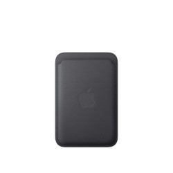 🤑Rebajas Cartera de trenzado fino con MagSafe para el iPhone Negro 