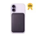 🤑Rebajas Cartera de trenzado fino con MagSafe para el iPhone Negro 