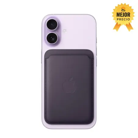 🤑Rebajas Cartera de trenzado fino con MagSafe para el iPhone Negro 