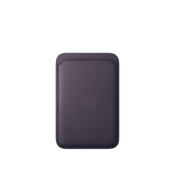 🤑Rebajas Cartera de trenzado fino con MagSafe para el iPhone- Púrpura Medianoche 