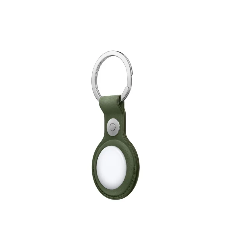 Llavero trenzado fino  AirTag Musgo | ShopDutyFree.es
