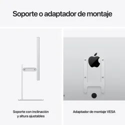 Studio Display XDR con vidrio estándar y adaptador de montaje VESA 2