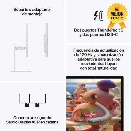 🤑Rebajas Studio Display XDR con vidrio estándar y adaptador de montaje VESA 