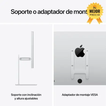🤑Rebajas Studio Display XDR con vidrio nanotexturizado y soporte ajustable en inclinación y altura 