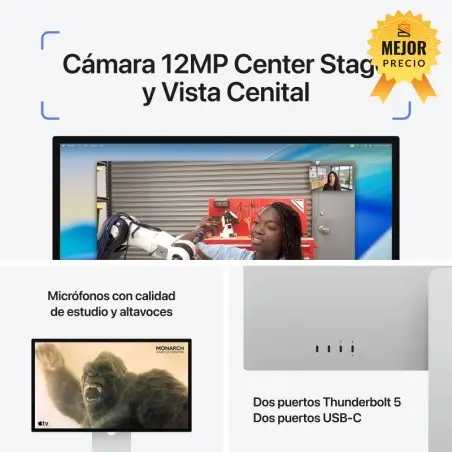 🤑Rebajas Studio Display con vidrio estándar y adaptador de montaje VESA 