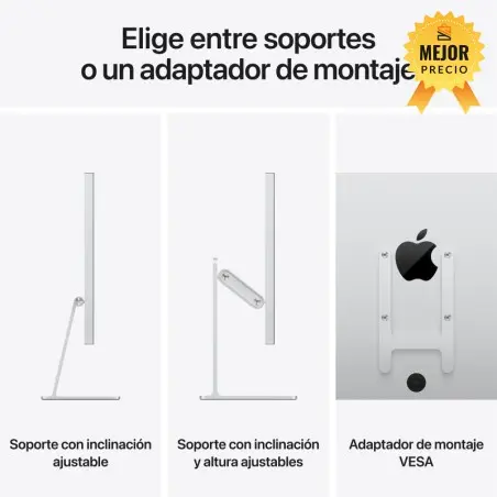 🤑Rebajas Studio Display con vidrio estándar y soporte ajustable en inclinación 