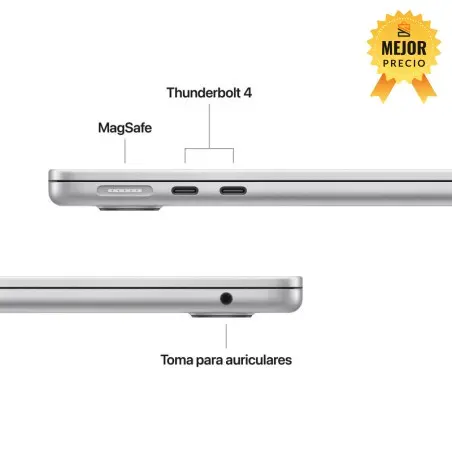 🤑Rebajas MacBook Air 13 M5 16GB 512GB Plata 
