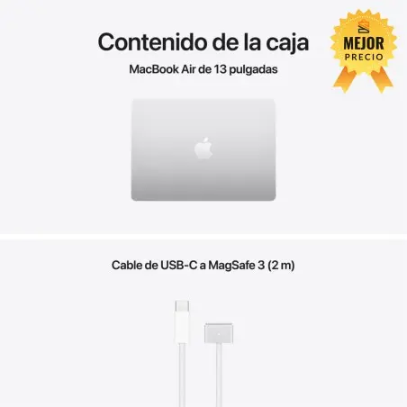 🤑Rebajas MacBook Air 13 M5 16GB 512GB Plata 