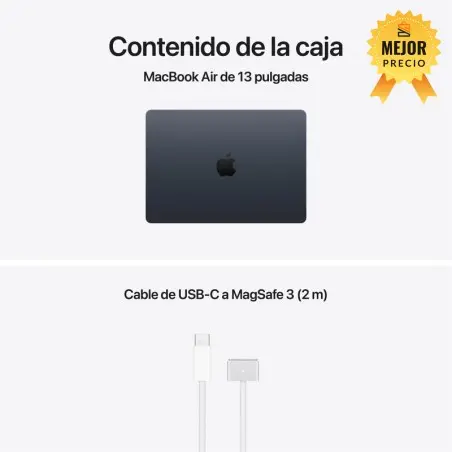 🤑Rebajas MacBook Air 13 M5 16GB 512GB Medianoche 